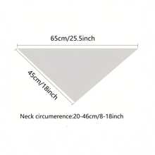 Thanksgiving Day Pet Plaid Bandana - Yellow - View 2