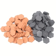 50pcs 1:16 Scale Small Red & Green Bricks For DIY Mini Rural Old House Roof Model Scene Best Gifts Birthday Graduation