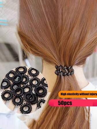 10pcs/50pcs Small Black Spiral Hair Ties Elastic Hair Accessories Hair, Hair Accessory, Hair Accessories,Accessories, Hair Accessories For Women,Fall,Travel, Hair Tools,Accessories Women, Hair Stuff, Fall,Hair Accessories,Hair Accessories For Women,Travel,Hair Accessories,Accessories Women,Hair Accessory,Hair Accessories Women,Hair Tools,Hair Stuff,Stuff,Beauty Accessories,Gifts,Travel,Gifts For Women,Hair Stuff,Stocking Stuffers,Stocking Stuffers,Stocking Fillers,Stocking Stuffers For Women,Stocking Fillers Women,Christmas Gifts,Gifts,Christmas Stocking Fillers,Gifts For Women,Gift,Christmas Gift,Stocking Stuffers For Adults,Stocking Fillers For Adult,Hair Stuff,Women's Accessories,Stocking Stuffer,Coming-Of-Age Hair Accessory,Christmas Hair Accessories,Gift Ideas For Women,Beauty Stocking Fillers,Christmas Gifts For Women