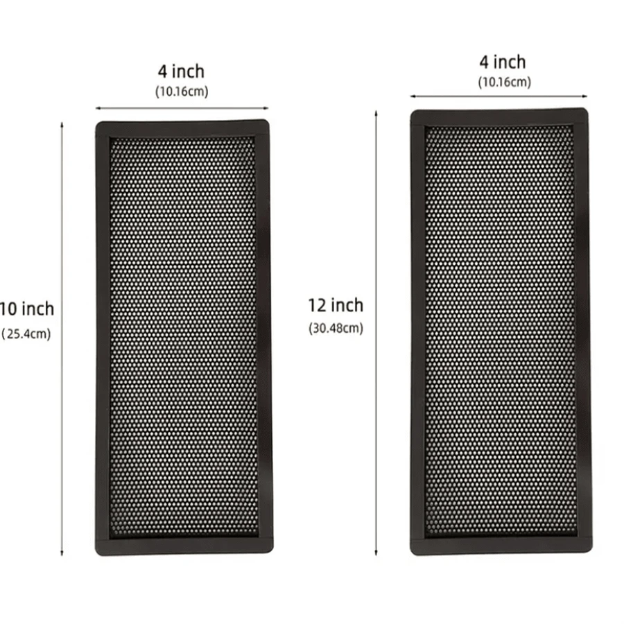 Floor Register Air Vent Covers: Keep Your Home Insect-Free And Clog-Free - Black - View 1