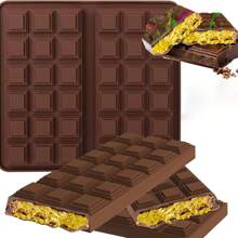 超大硅胶巧克力棒模具 - 深而厚的设计，适合开心果填充和烘焙 - 彩色 - 查看 1