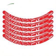 Vmax Wheel Sticker Rim 29 For Bike 12 Units Card BLACK/RED - 紅色 - 查看 2