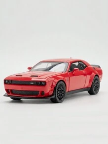 1 件 15.5 厘米（长）X 6.8 厘米（宽）X 4.5 厘米（高），222 克锌合金地狱猫肌肉车模型玩具，逼真的双门跑车，带可打开的车门和后轮，适合作为男孩的生日礼物或节日玩具，金属装饰模型，返校