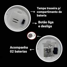 Nến LED 4.2x4cm Trang trí tiệc và không khí 1 đơn vị, Trang trí nhà cửa, Máy sưởi nến, Quà tặng, Nến LED, Nến giả - trắng - Xem 3