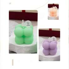 1 pieza/2 piezas/12 piezas Mini velas perfumadas, regalos pequeños y creativos, velas aromáticas hechas a mano sin humo para uso doméstico, aromaterapia, decoración de dormitorio, adecuadas para Halloween, Día de la Madre, temporada de bodas, temporada de graduación, fantasmas, otoño, festivales, Navidad, invierno, vacaciones - Multicolor - Ver 5