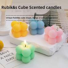 1 pieza/2 piezas/12 piezas Mini velas perfumadas, regalos pequeños y creativos, velas aromáticas hechas a mano sin humo para uso doméstico, aromaterapia, decoración de dormitorio, adecuadas para Halloween, Día de la Madre, temporada de bodas, temporada de graduación, fantasmas, otoño, festivales, Navidad, invierno, vacaciones - Multicolor - Ver 4