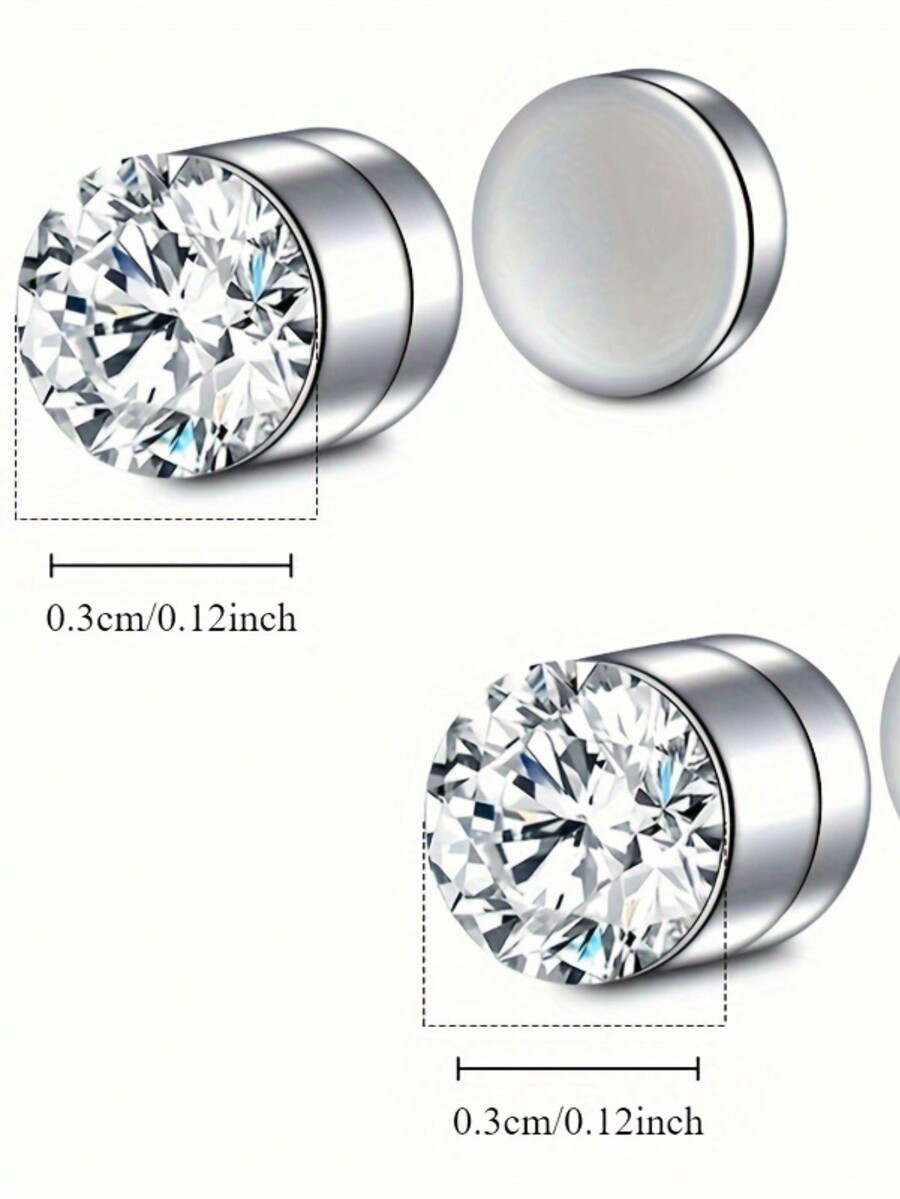 2Piece Set Of Fake Nose Studs, Personalized Punk Style Fake