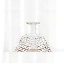 1 bình thủy tinh hình tam giác 22oz đựng rượu whisky có nút chặn hình vương miện cổ điển sang trọng cao cấp đựng rượu vang Scotch Whisky Bourbon Whisky hoặc rượu Rum thích hợp cho tiệc tại quầy bar và sử dụng tại nhà là lựa chọn quà tặng tuyệt vời - Trong sáng - Xem 5