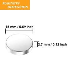 30 Pcs Super Strong Neodymium Disc Magnets, Small Magnets Heavy Duty, Mini Round Rare Earth Magnets. Best Gifts Birthday