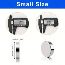 30 Pcs Super Strong Neodymium Disc Magnets, Small Magnets Heavy Duty, Mini Round Rare Earth Magnets. Best Gifts Birthday
