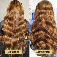 4/27 Body Wave Human Hair Wig For Women Body Wave 13x6 Transparent Lace Front Wigs Human Hair Pre Plucked With Baby Hair Body Wave Wig 180% Density