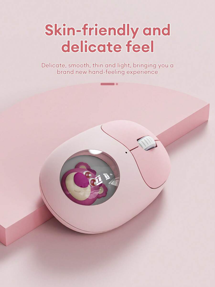 Disney QSMS02 Mouse senza fili a forma di gatto Marie, design carino