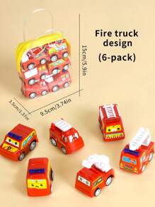 1 Set Of Multiple Sizes (5pcs/6pcs/10pcs/20pcs) Tote Bags/Storage Containers, Containing Miniature City Engineering Vehicles Model Toys, Random Patterns, Colors And Sizes, Suitable As Children's Birthday/Christmas/New Year Party Gifts,A Truck,Miniature Cars,Set Cars Children,Cars,Construction,Construction Toys,Back To School