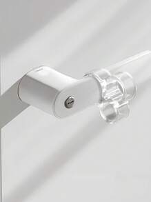 2 pièces Anneaux de butée de poignée de porte, butoirs de porte silencieux, protecteurs de poignées de porte, amortisseurs de choc - Transparent - Voir 6