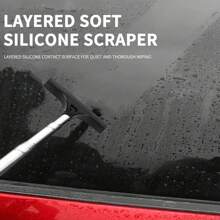 便携式迷你伸缩式汽车后视镜雨刷 - 不锈钢，便携式汽车玻璃清洁工具，带伸缩手柄，旅行必备，特别适合下雨天旅行配件旅行必需品汽车配件户外配件飞机箱实用物品夏季必需品办公室配件 - 彩色 - 查看 6