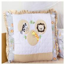 Crib Protector Kit With Sublimated American Braid For Boy And Girl 10 Pieces - 野柿子 - 查看 3