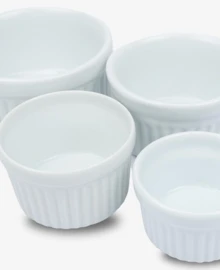 6.5cm Fluted Ramekin - 白色 - 查看 2