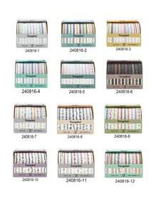 10 Cuộn/Hộp, Băng Keo Washi Họa Tiết Hình Học Cổ Điển, Cuộn Nhãn Dán Thiết Kế Sáng Tạo Đơn Giản, Tươi Mát Và Đơn Giản, Vật Liệu Trang Trí Nền Sổ Kế Hoạch Tự Làm, Băng Keo Che Thời Trang Và Tinh Tế, Trang Trí Sổ Lưu Niệm Trở Lại Trường Học - Nhiều màu - Xem 3