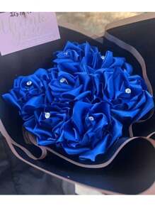 50 piezas, Pin de posicionamiento con forma de gema transparente, Pin con forma de flor para bodas - Con caja de plástico, adecuado para manualidades de Día de San Valentín, bodas, ramos de flores, accesorios de cabello nupcial, joyería, suministros de costura artesanal
