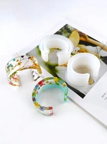 Silicone Mold Resin Bracelet Bangle Casting Mould Jewelry Making Tools DIY - Multicolor - View 2