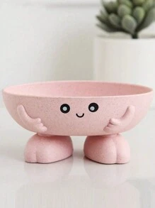 1 chiếc đĩa đựng xà phòng hoạt hình hình rơm lúa mì, hộp đựng xà phòng phòng tắm sáng tạo có lỗ thoát nước, hộp đựng xà phòng - Nhiều màu - Xem 11