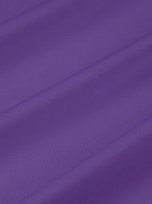 Womens Casual Half Sleeve T-shirt Fashion Solid Color Off-shoulder V-neck Pullover Tops - Morado - Ver 7
