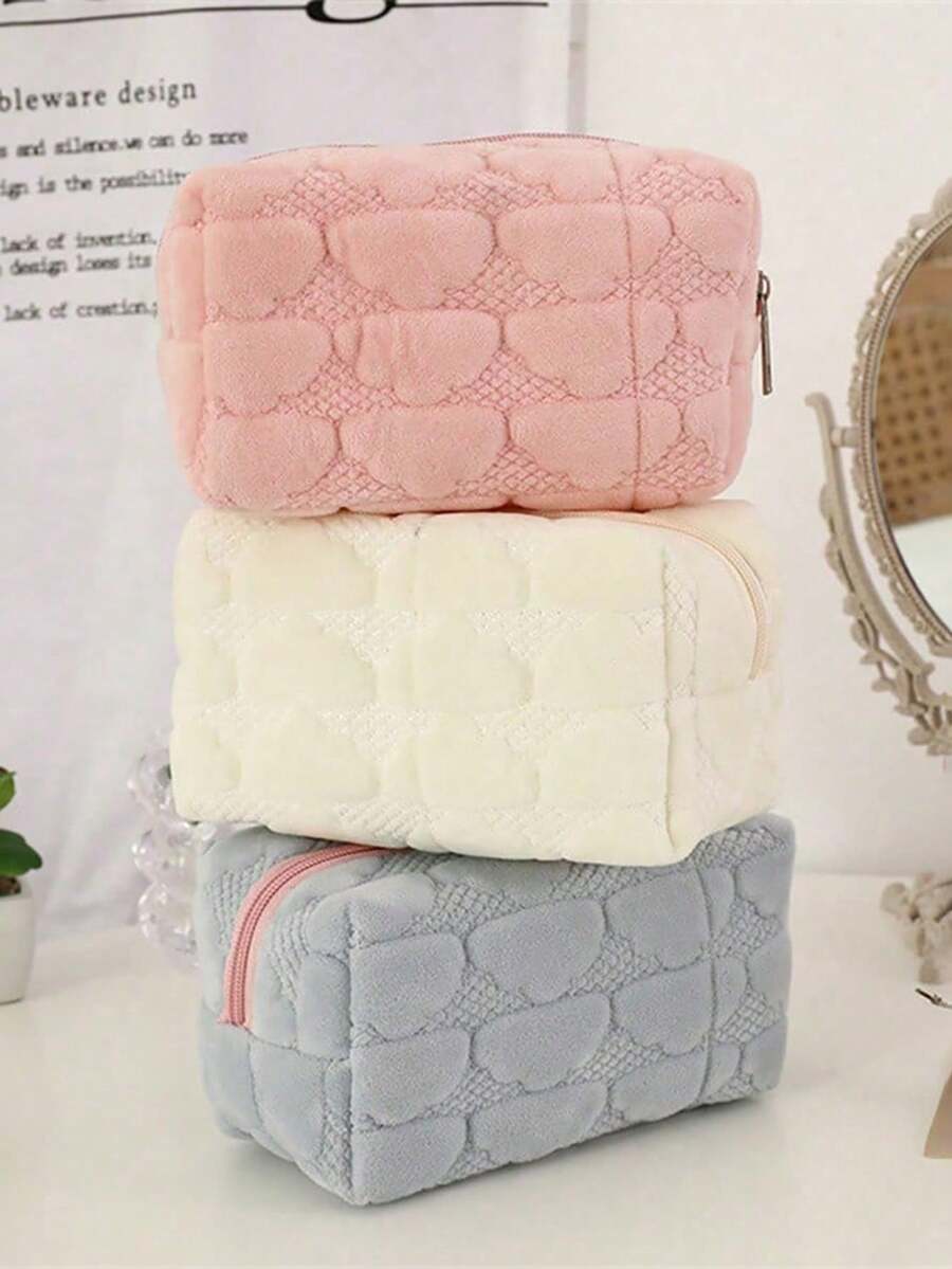 1 Pc Large Capacity Travel Cosmetic Storage Bag Wallet Cute Women