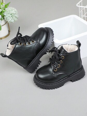 婴幼儿英式皮靴、女童正装鞋、秋冬儿童冬鞋、婴儿学步鞋