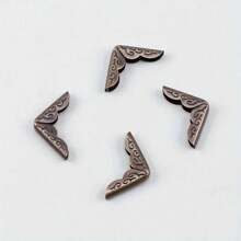 20Pcs/50Pcs/100Pcs Metal Triangle Corner Guards, Vintage Decorative Edge Protectors For Books, Scrapbooks, Photo Albums, Notebooks, Folders, School & Office Supplies Back To School,School Supplies