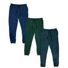 Mens 3 Pack Fleece Super Soft Joggers