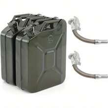 2pcs Green Metal Large Capacity Portable Bucket Oil Drum Storage Bucket - Variant1 - View 1