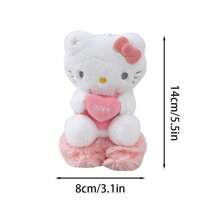 Sanrio Sanrio Plush Moon & Star Cloud Keychain Pendant Hello Kitty, My Melody Cartoon Couple Hanging Decor, Kuromi Anime Backpack Charm, Pochacco Fashion Party Doll Accessory