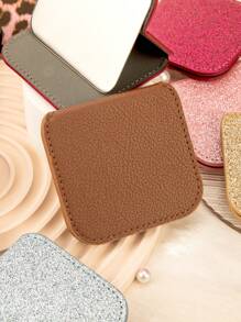 1 件 DIY 不锈钢桌面化妆镜，是送给朋友的完美礼物，适合婚礼派对生日情人节毕业典礼和母亲节，高品质小巧尺寸，适合随身携带美容、化妆、便宜、房间装饰、梳妆台、旅行、卧室、化妆配件、镜子、梳妆镜、迷你镜、小镜子、小镜子、手镜 - 棕色 - 查看 7