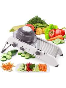 Professional Stainless Steel Vegetable Cutter Grater Slicer - 彩色 - 查看 6