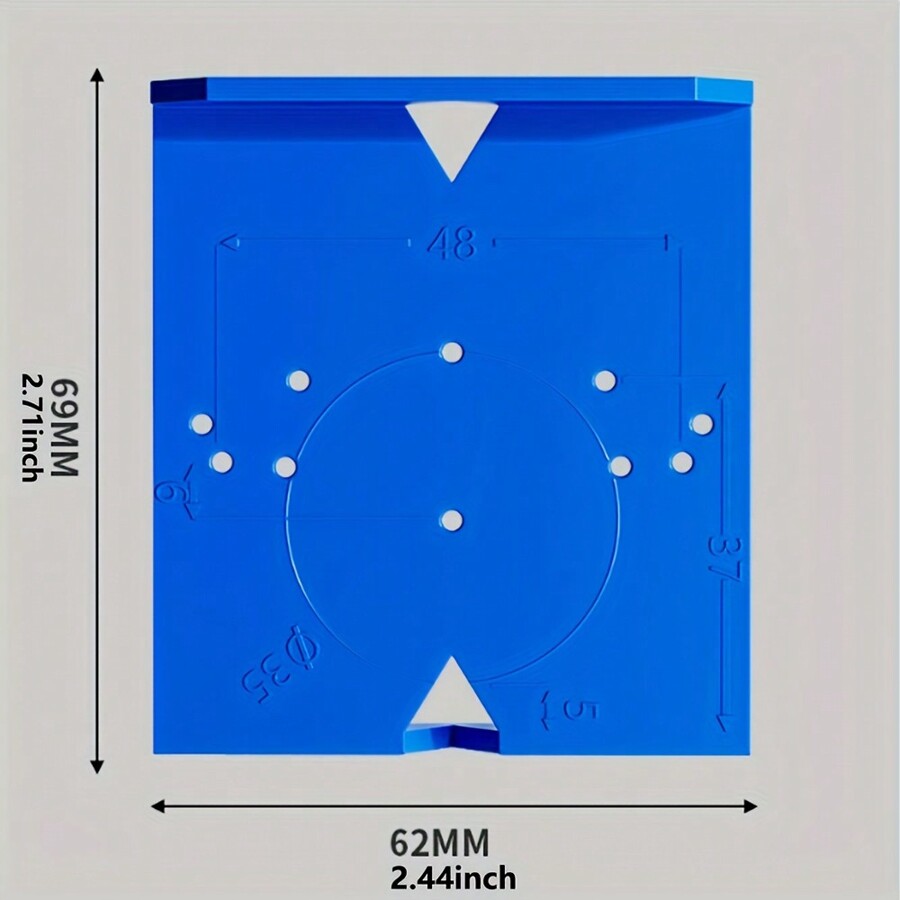 1pc ABS Uncharged Hinge Installation Jig Accurate Door Drill