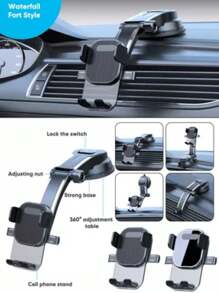 Car Phone Holder Stable Cell Phone Dashboard - Two-pack - View 5