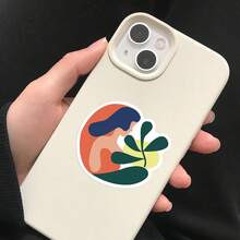 50 miếng dán phong cách Matisse bằng nhựa vinyl thẩm mỹ dùng cho sổ lưu niệm, nhật ký, máy tính xách tay, cản xe, ván trượt, bình nước, máy tính, điện thoại, phim hoạt hình, mũ bảo hiểm, nhãn dán và đề can ô tô - Nhiều màu - Xem 7