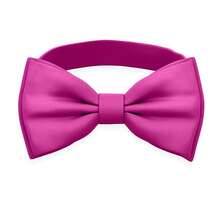 1 pieza Corbata de moño ajustable, corbata de moño pre-anudada para hombres para fiestas y uso casual - camarones rosa - Ver 4