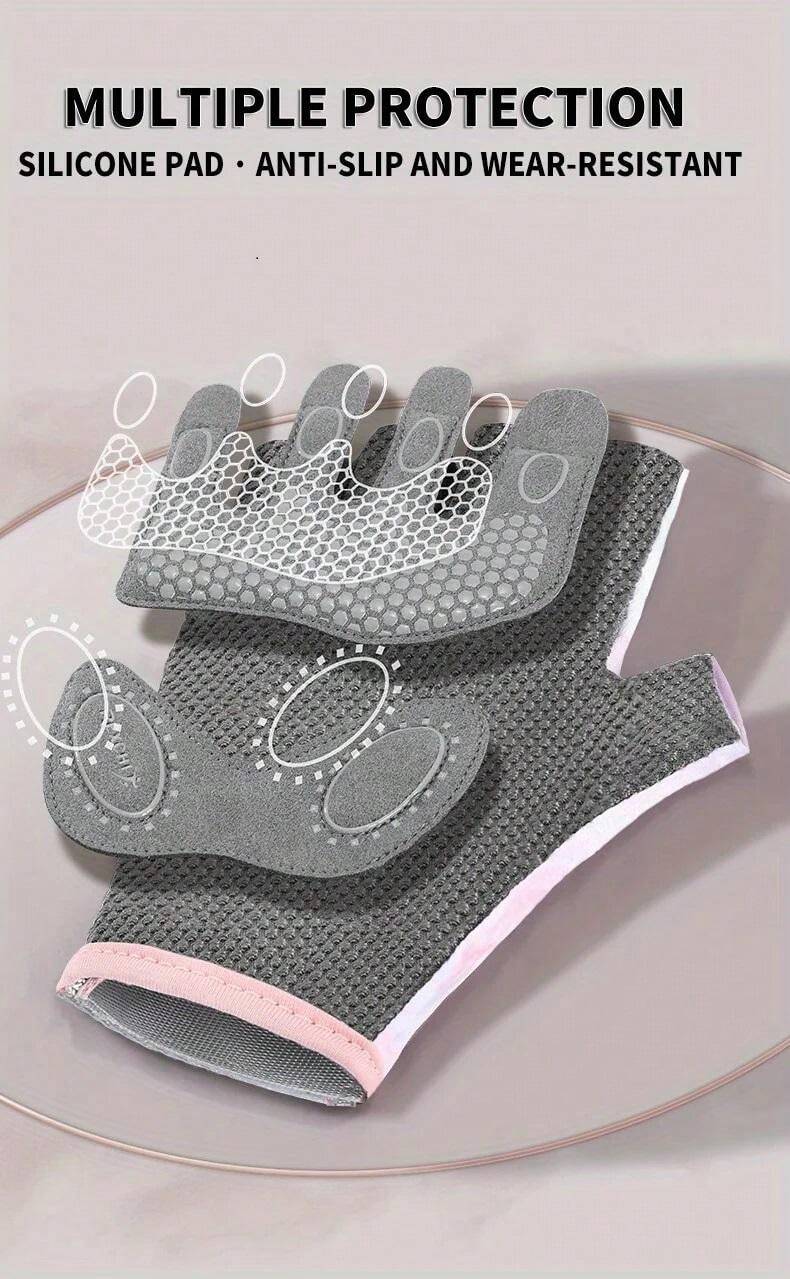 Guantes Para Levantar Pesas Guantes Deportivos Antideslizantes Y