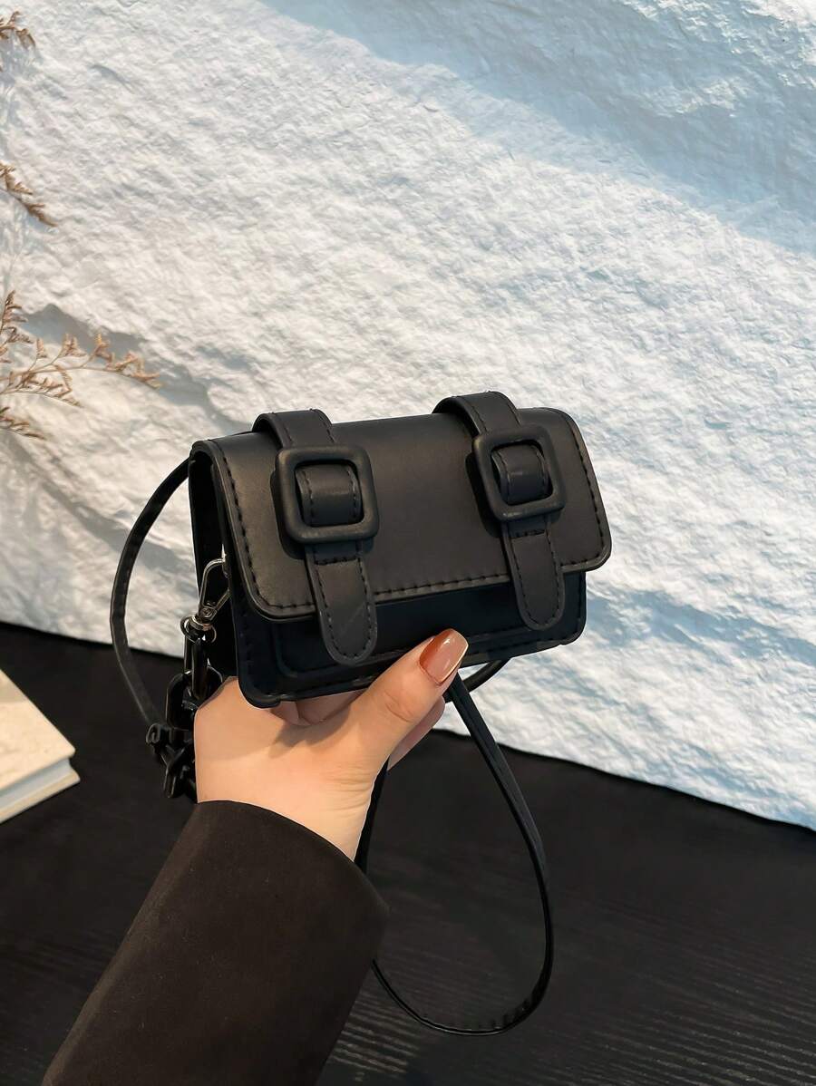 Bolso cruzado de mujer en forma de lápiz labial de moda para otoño/invierno 2024, bolso de hombro pequeño y versátil con diseño de