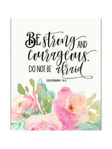 1 件植物圣经诗句海报印刷帆布画蝴蝶花卉基督教壁画励志名言图片适用于家庭房间装饰无框架