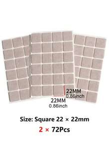 Thicken Self Adhesive Felt Chair Leg Pads Floor Protectors Furniture Legs Table Leg Covers Round Bottom Abrasion-Resistant Anti-Slip Pads