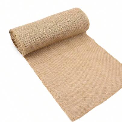 1pc Width 30CM Hessian Burlap Ribbon Roll Rustic Natural Wedding Festival Christmas Event Occasion Table Runner Chair Decor Vintage Shabby