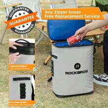 ROCKBROS Backpack Cooler Leak-Proof Waterproof Insulated 36 Can Gray Bag - 1 - View 6