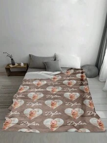 1 chiếc chăn Giáng sinh in hình mặt người theo yêu cầu, có thể in hình mặt và tên, chăn quà tặng Giáng sinh cá nhân hóa, có thể dùng làm chăn trải giường, chăn ghép mảnh, chăn in hình mặt người cho bạn thân, chăn ấm áp, quà tặng gia đình in hình mặt người, thích hợp làm quà cưới, sinh nhật, quà tặng Ngày của Mẹ. - phong cách 4 - Xem 8