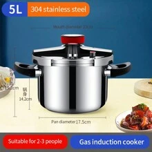 Oală de înaltă presiune din oțel inoxidabil 304, oală de supă, oală de tocană, oală de înaltă presiune, oală sub presiune fierbere fructe de mare
