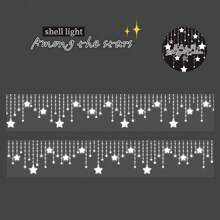 1 Roll Star Lights String Decor Tape, For Scrapbooking, Diary, Magazine DIY Decoration Back To School - Multicolor - View 16