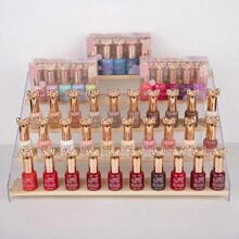 JR JR 10pcs 12ml Gel Nail Polish Set Including Red Pink Nude Gel Polish Kit UV LED Soak Off Polish Home DIY Top Coat Base Coat Gifts For Girl
