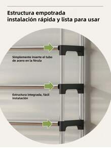 Zapatero metálico de varios niveles - Organizador que ahorra espacio para la entrada, porche, patio, dormitorio, salón - Duradero, fácil de montar, ajustable, diseño compacto para varios tipos de habitaciones, muebles de almacenamiento portátiles - Plateado - Ver 9