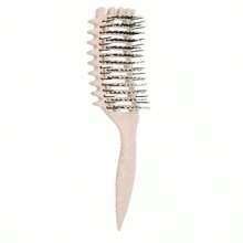 1pc Curling Brush, Curling Brush, Breathable Hairbrush For Grooming, Shaping And Defining Curls, Suitable For Women And Men With Less Pulling - Multicolor - View 9